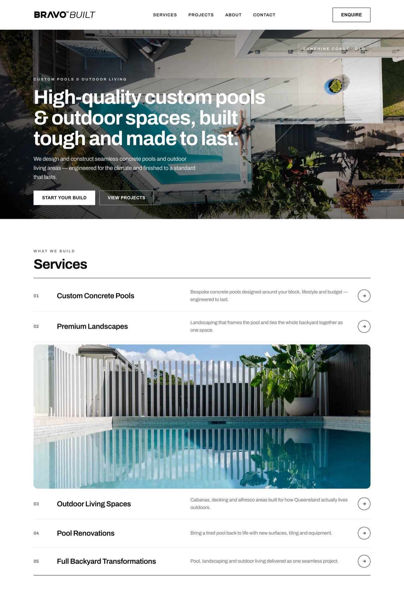 Bravo Built — a site we built